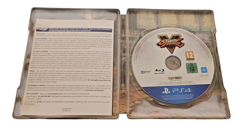 PS4 Street Fighter V 5 Limited Steelbook Edition Very Good - Image 4 of 4