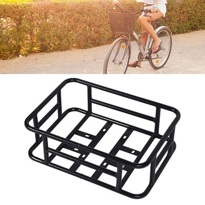Bike Rack Basket Iron Waterproof Multifunktionales Schwarzes Bike Rear Bask YAZ