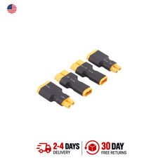 4pcs XT30 to XT60 RC Battery Connector Adapter Male Female for ESC Charger