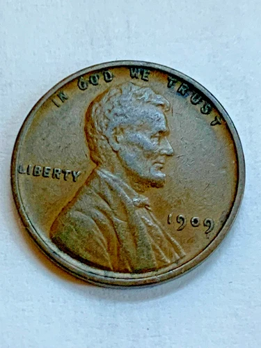 1909 VDB Lincoln Wheat Cent / PENNY Nice sharp coin, XF condition, actual coin