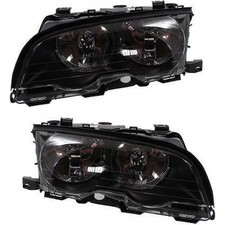 For 2000 BMW 323i/328Ci Pair Headlights Driver and Passenger Side For Coupe E46