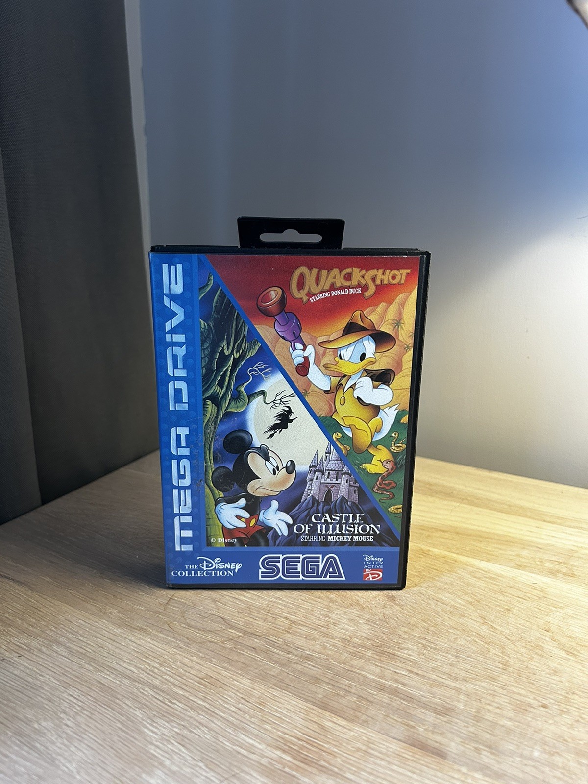 The Disney Collection QuackShot & Castle of Illusion Mega Drive komplett, getestet
