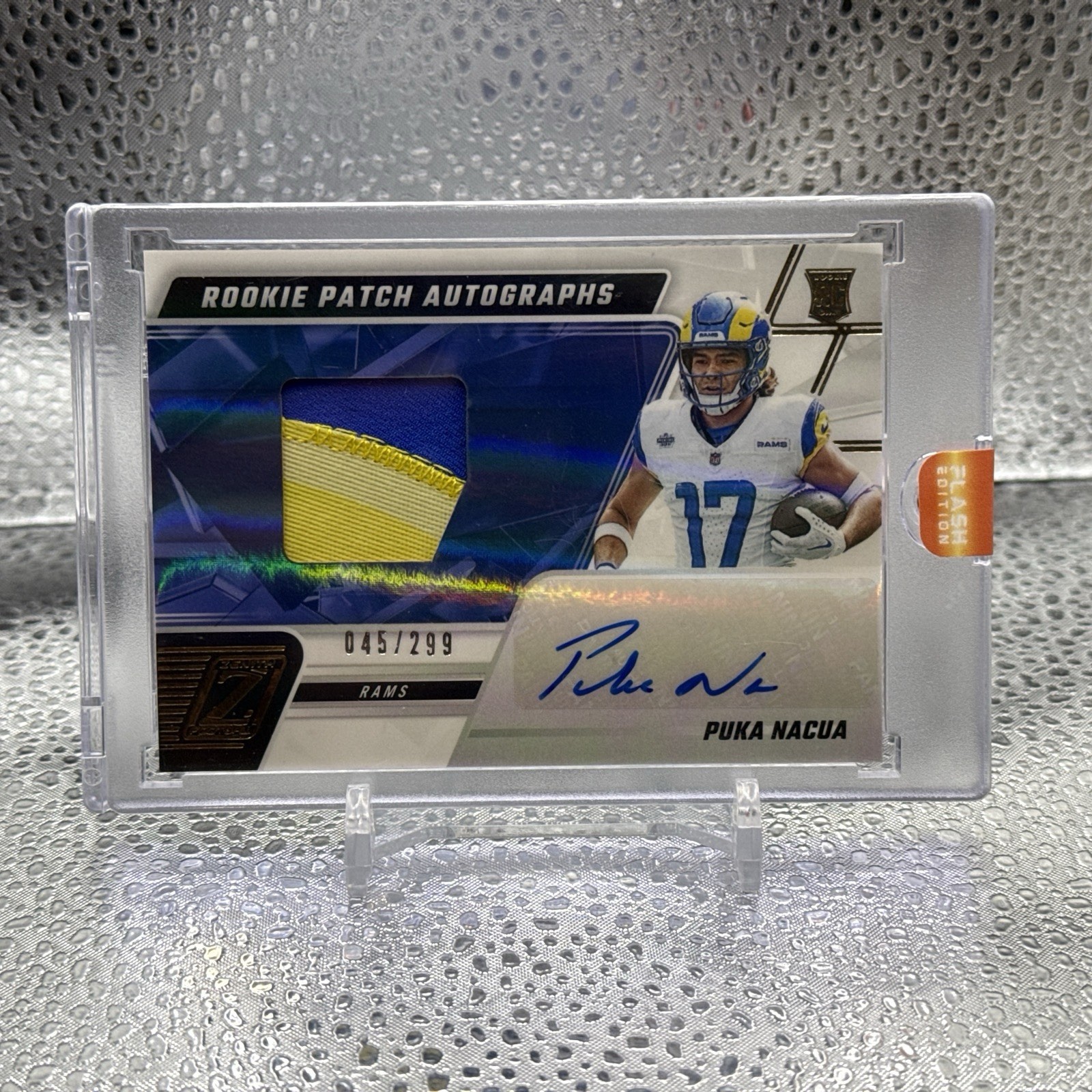 2023 Panini Zenith RPA Autograph Auto Patch #227 Puka Nacua 45/299 Rookie RC