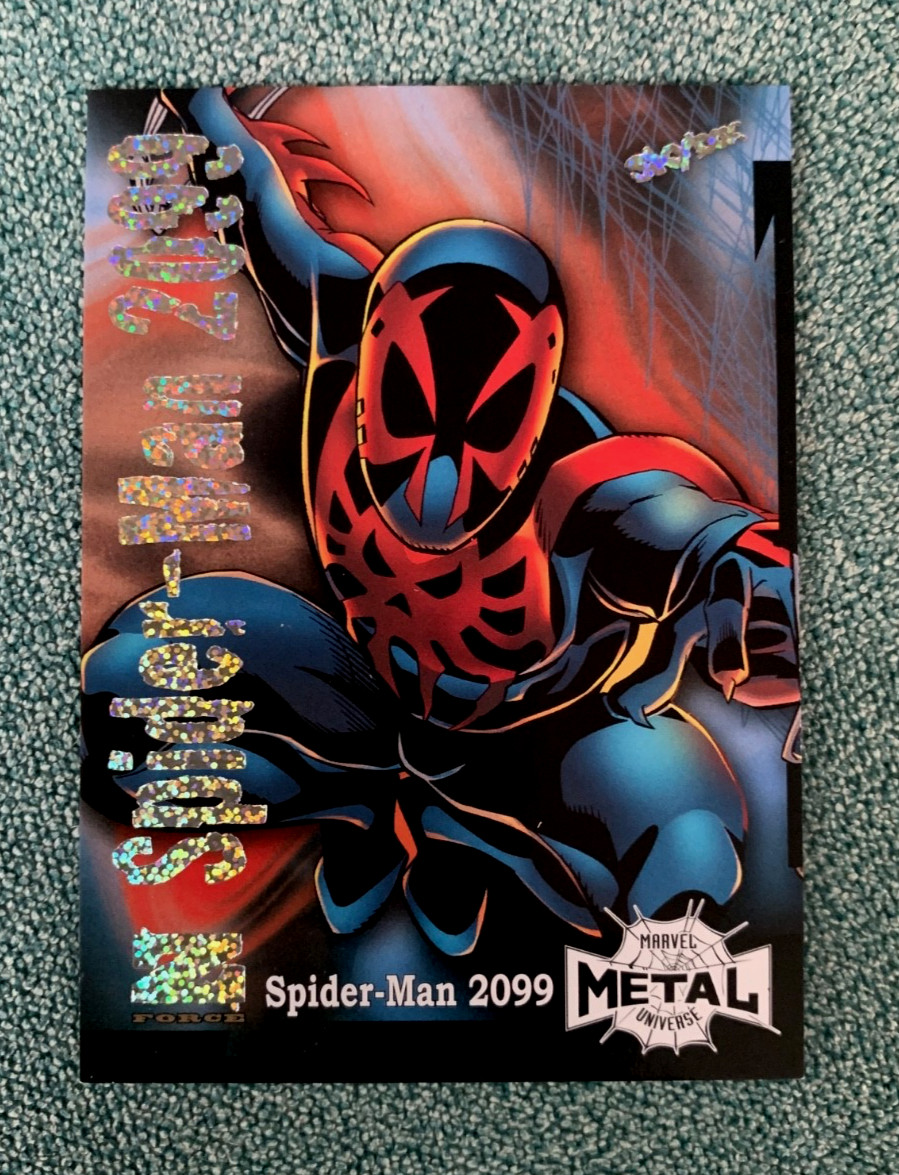 2022 Marvel Metal Universe Z-Force Rave 56/100 Spider-Man 2099 #Z-40