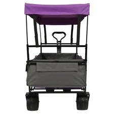 480Lbs Wagon with Canopy,Wagon Stroller with 7" All-Terrain