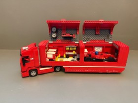 LEGO SPEED CHAMPIONS 75913: F14 T & Scuderia Ferrari Truck - RETIRED 95%complete