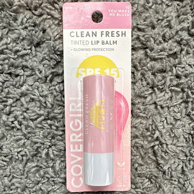 COVERGIRL Clean Fresh Tinted Lip Balm Pink SPF 15 Vegan Cruelty-Free