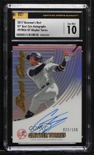 2017 Bowman's Best 1997 Cuts 22/150 Gleyber Torres CSG 10 Gem Mint Auto rv1