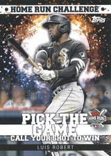 LUIS ROBERT JR. 2022 TOPPS HOME RUN CHALLENGE UNSCRATCHED #649 WHITE SOX / METS