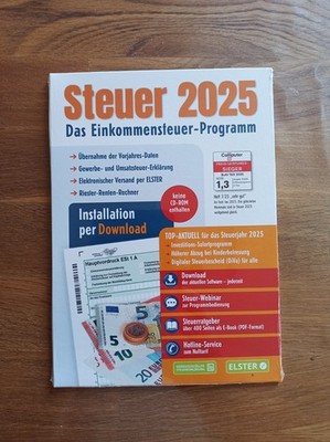 Steuer CD 2025 Einkommenssteuer Steuererklärung Aldi Mit Versand Download Code