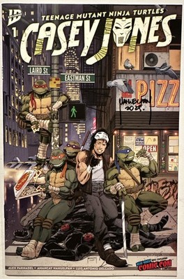 CASEY JONES #1 SIGNED Nahuelpan NYCC EXCLUSIVE VARIANT 2025 NM+ W/coa