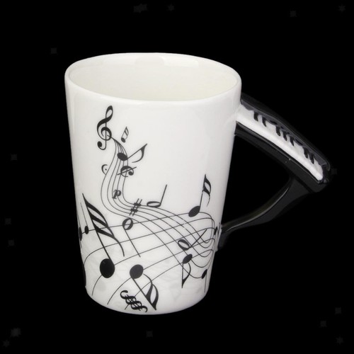 Tazza da Tè in Porcellana in Bianco e Nero - Foto 1 di 11