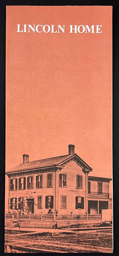 1999 Lincoln Home National Historic Site Springfield IL Vintage Travel Brochure