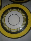 Antique Black And Yellow And Flower China Set — photo 4