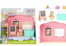 Bluey Playsets Ice Cream Shop Playset Articulated Bingo Figure Toy New