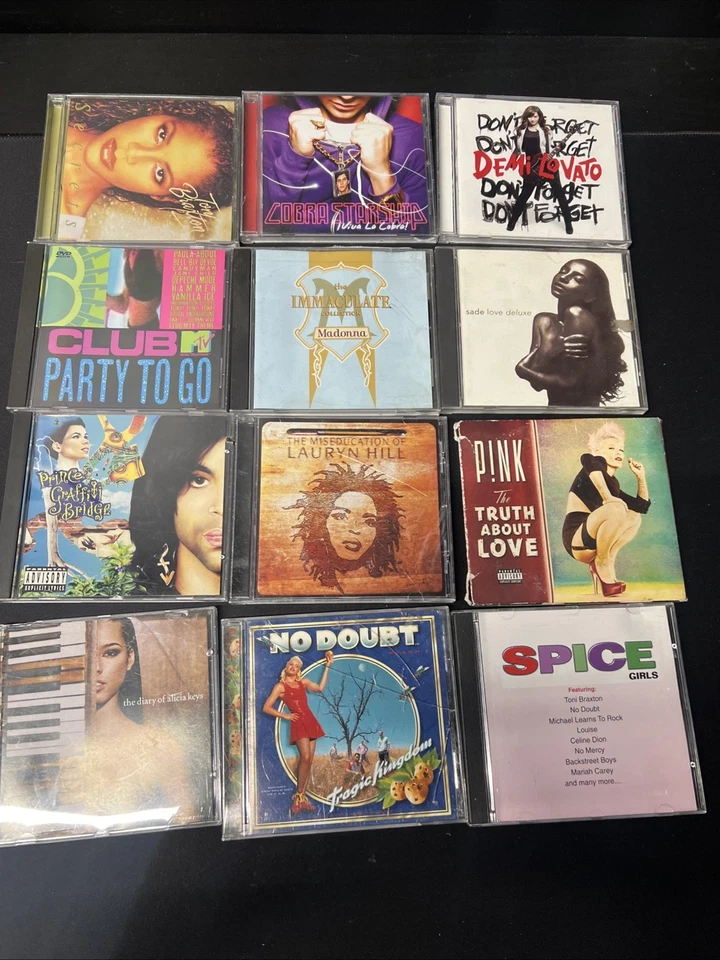 Y2K CD Lot Of 12 Madonna, MTV, Prince, Sade, Demi, No Doubt ,Alicia Keys, Pink - Image 2 of 2