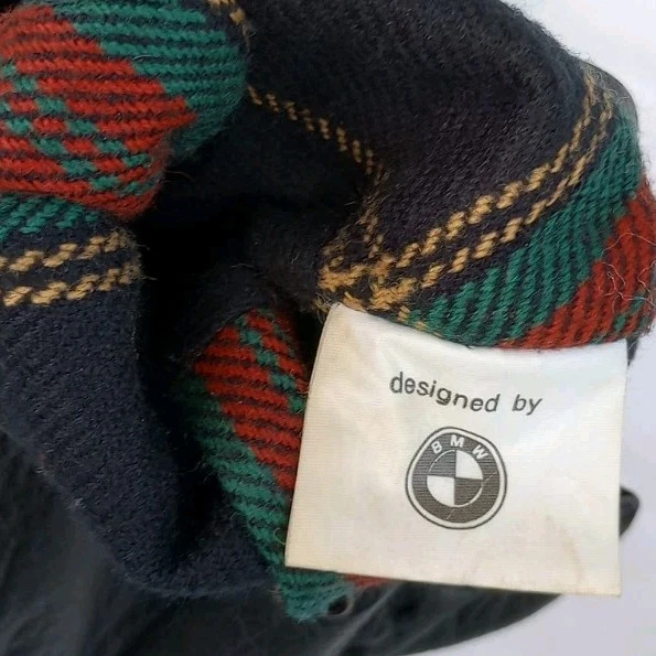 BMW Gloves Leather Motorcycle Riding Women's Vintage Black Size 6/6.5 - Image 4 of 4