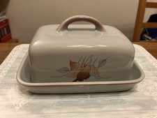Denby Stoneware Twilight Butter Dish with Lid