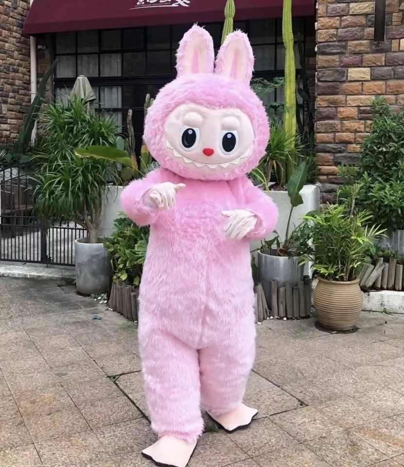  Halloween Labubu Mascot Costume - Cute Anime Theme Custom Fancy Dress - Image 2 of 4