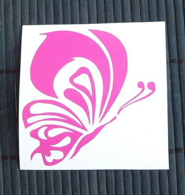 butterfly decal sticker vinyl cut sticker butterfly 500 fiat