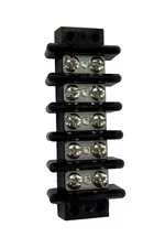 603GP05, MARATHON, Double Row Barrier Terminal Block, 5 Position, #10 - #16 Wire