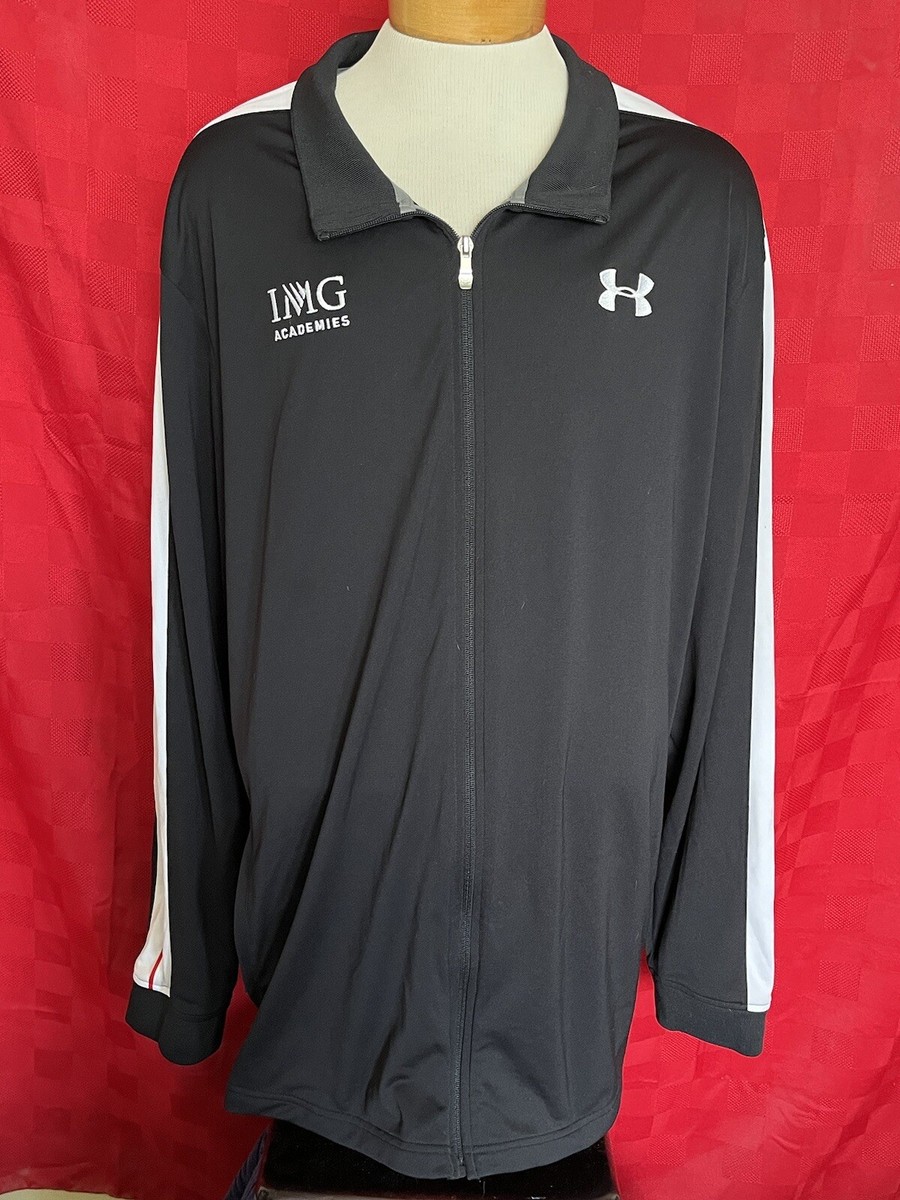 PERFECT IMG Academy HS Football Black Zip Up Coaches Players Jacket Size 3XL