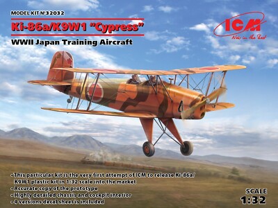 Ki-86A/K9W1 ''''CYPRESS'''' - II. WW TRAINER (JAPANISCH MKGS) #32032 1/32 ICM