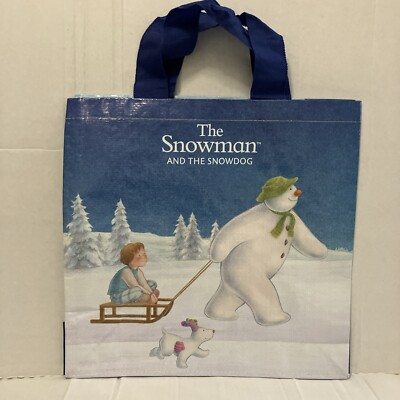 #ad #ad Tesco The Snowman Tote Sled James Santa Blue Holiday Snowdog New $24.99