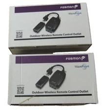 Fosmon C-10683 Wireless Remote Control Outdoor Electrical Outlet Switch Weath...