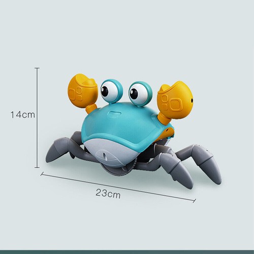 Hot Sensing Crawling Crab Baby Toy Light Projection Simulation Interactive Toys - Picture 8 of 8