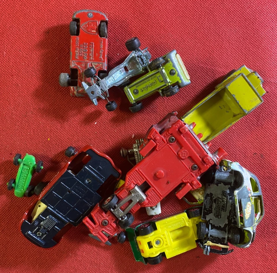 VARIE MARCHE Lotto 12 Auto FERRARI 330 SPEEDY ROBOT HONDA PENNY MERCURY FIAT 500 - Immagine 3 di 3