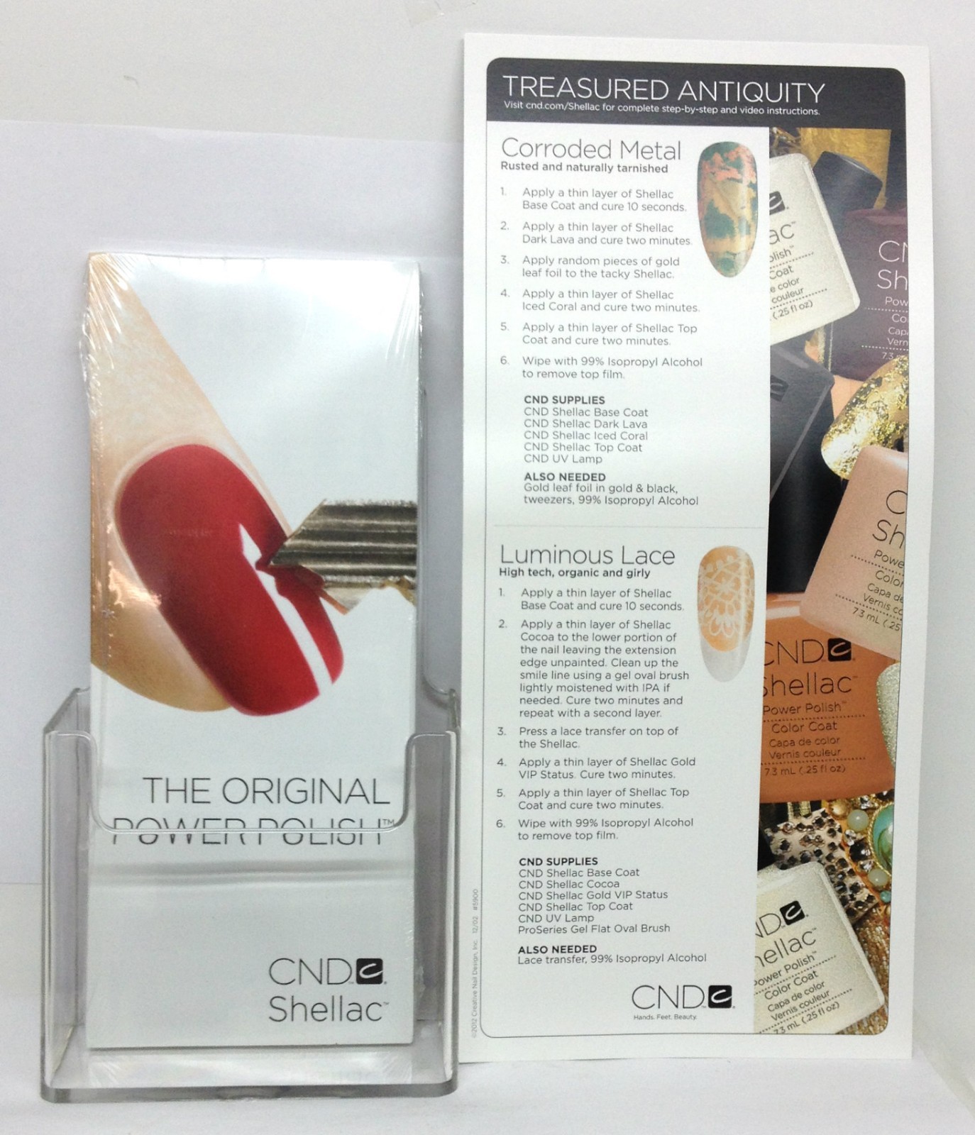 Shellac Racks CND Shellac Salon Spinner Rack - Hold Up 24 bottles - New In Box | eBay
