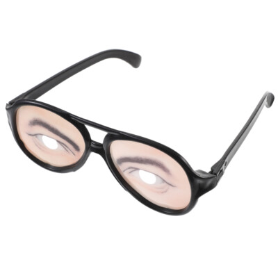 Prank Disguise Eyeglass Male Funny Eyes Glasses Party Prop Halloween Trick Toy