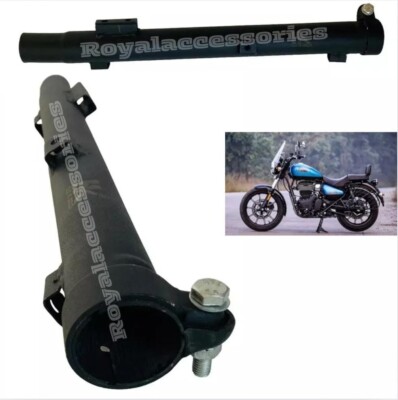 Fit For Royal Enfield Meteor 350 Silencer BEND PIPE Black
