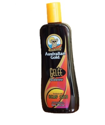 Australian Gold Gelee Dark Tanning Accelerator with Hemp Seed Lotion 250ml