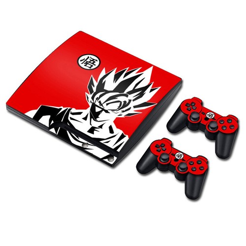 Film Skin Stickers Dragon Ball Thin Soft Wraps For Sony PS3 Slim Decal Anime - Picture 38 of 45