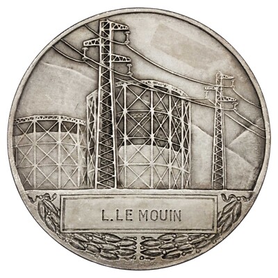 Médaille Bronze EDF-GDF - Signée Henri Dropsy - Art Déco - Collection