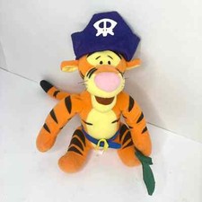 Disney Winnie the Pooh Tigger Pirate Sword Halloween Beanbag 6" Stuffed Animal