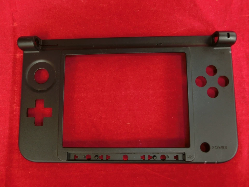 Nintendo 3DS XL Gehäuse Unterteil Innenteil schwarz - NEU-
