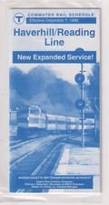 BOSTON  - MBTA         Haverhill Line     Dec.  7,  1998     (  MINT )