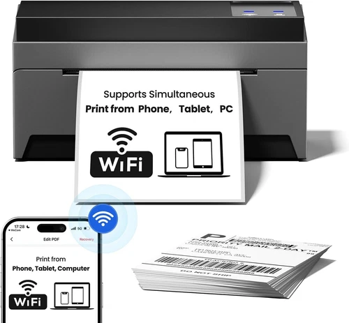 Wireless 4x6 Thermal Shipping Label Printer USPS UPS FedEx eBay Amazon lot - Picture 9 of 15