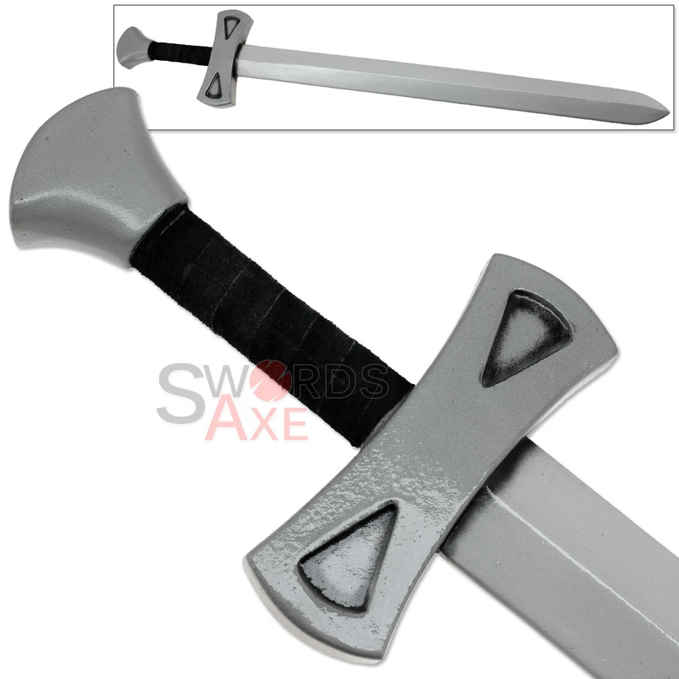 中世纪维京长剑挪威骑士圣殿骑士乳胶服装泡沫剑角色扮演 — 第 2/2 张图片