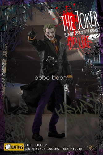 Juego de disfraces escala 1/6 DAFTOYS F01 The JOKER Head conjunto de ropa versión cómic Figura - Imagen 12 de 17