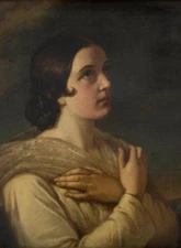 high quality oil painting 100% handpainted on canvas "a young woman  "