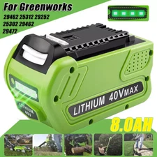 40V 8.0Ah For Greenworks G-MAX 40 Volt Lithium Battery 29472 29462 29252 20202