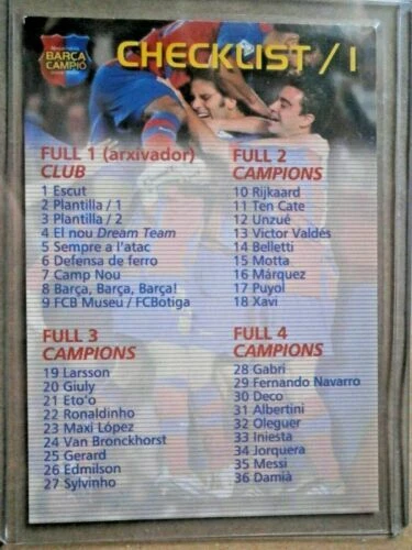 Cromos sueltos de deportes de coleccionismo originales fútbol siglo XXI