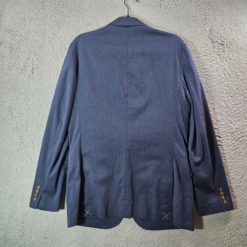 $168 NWT J Crew 38R Blazer Suit Jacket Men Ludlow Cotton Blend Dark Bluish Gray - Picture 14 of 20