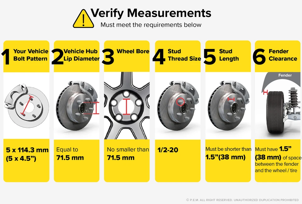 4pc 1.5" | 5x114.3 Hubcentric Wheel Spacers For Jeep Cherokee Liberty Wrangler - Изображение 2 из 4