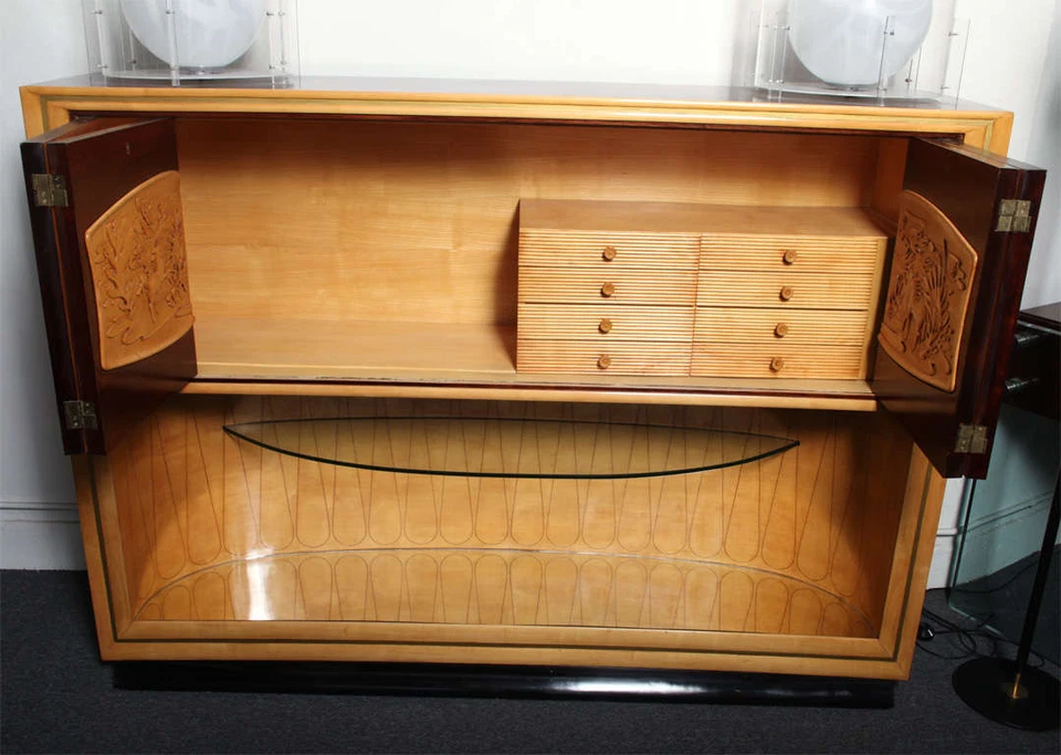 Art Deco Liquor Cabinet Credenza by Dassi et Figli, Italy, 1940's - Image 2 of 4