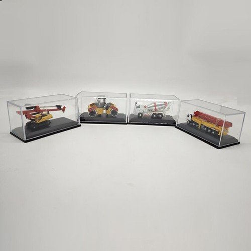 1:87 SANY 4 Stück Mini Modell Pumpe LKW Mischer Straße Roller Bohrgerät Nachbau - Bild 17 von 18